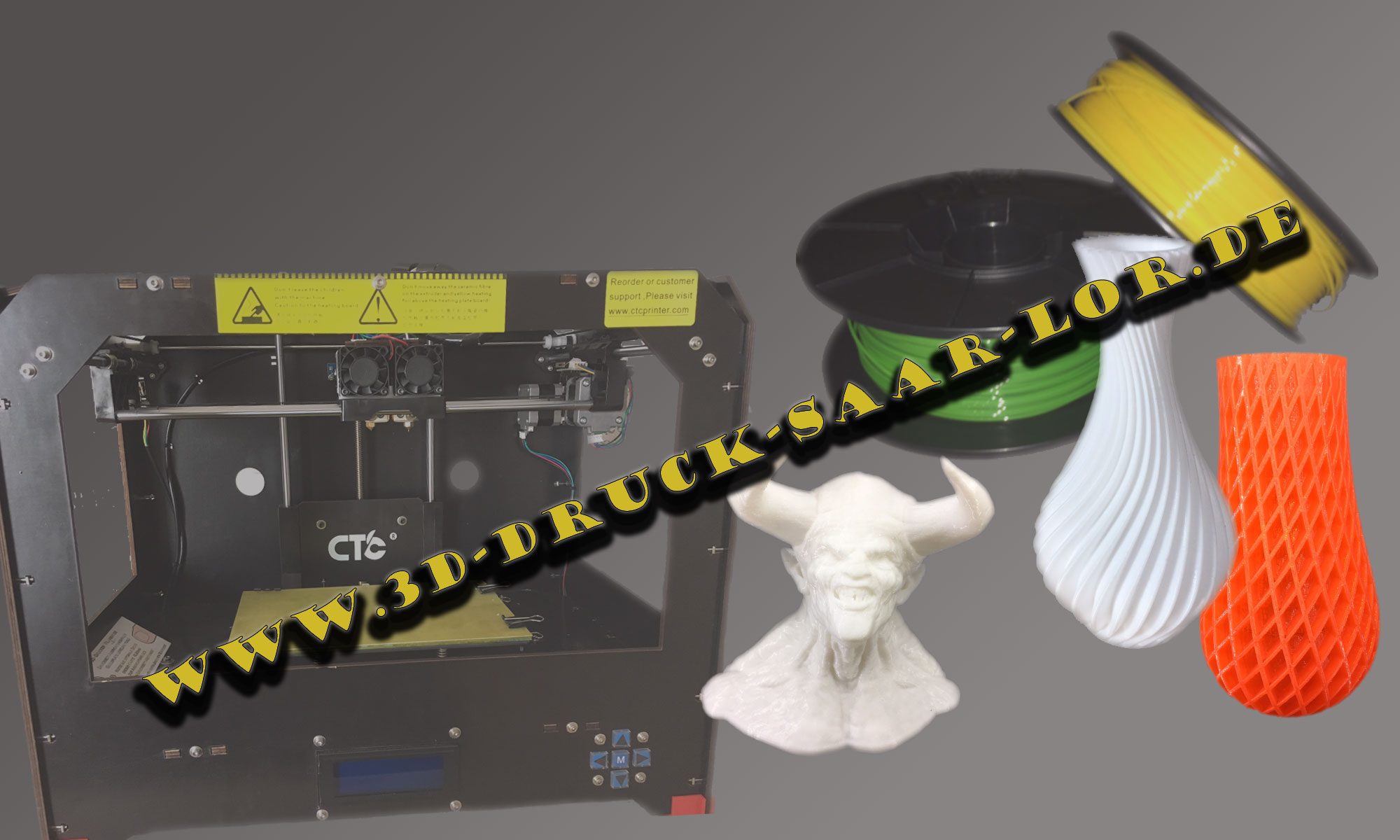 Ooono Halter – 3D Drucker und drum herum