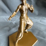 Legende Bruce Lee, gedruckt mit Bronzefillament. Layer 0.1.